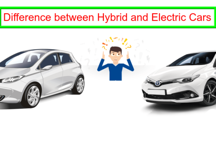 What is the difference between a hybrid and an electric car?